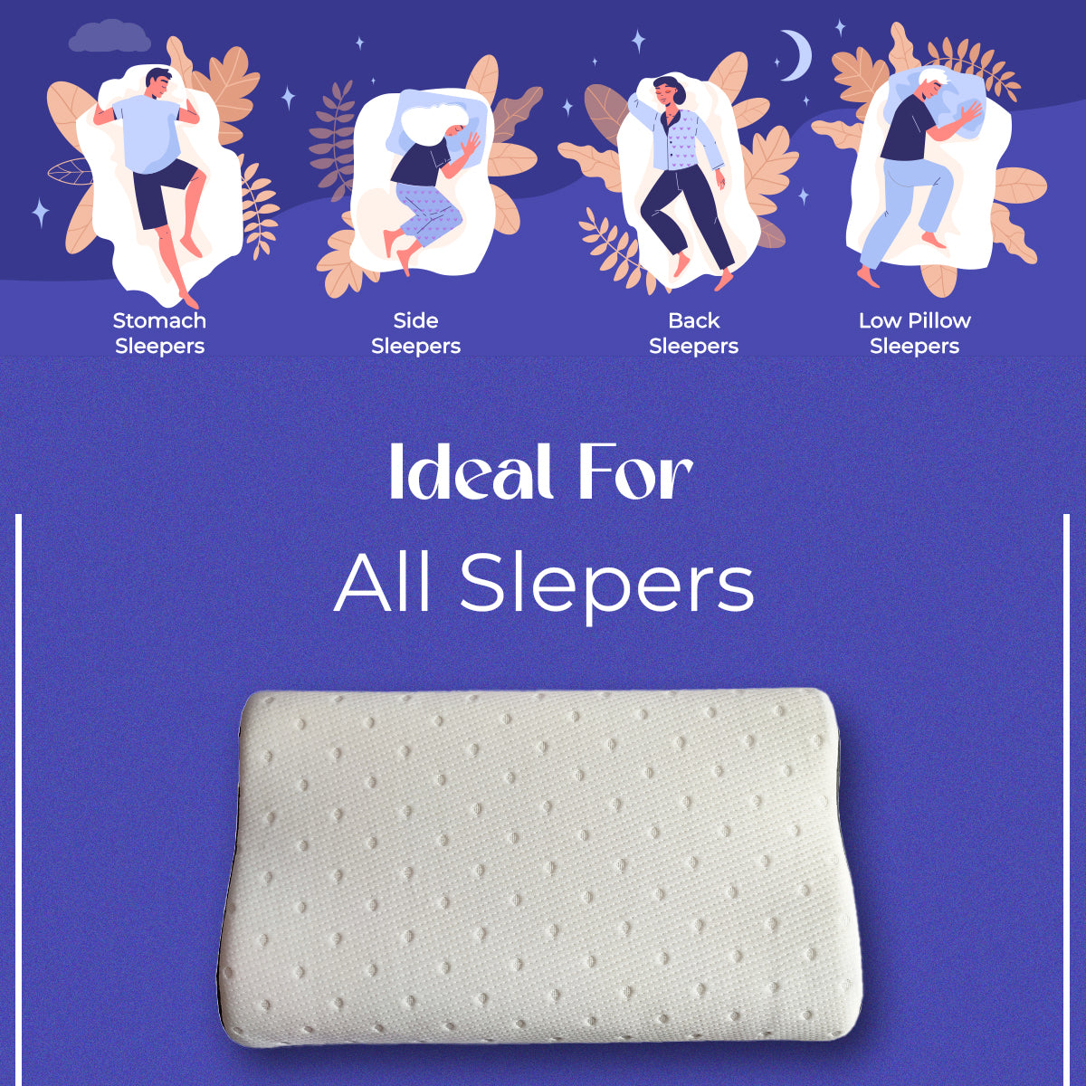 memory foam cervical pillow